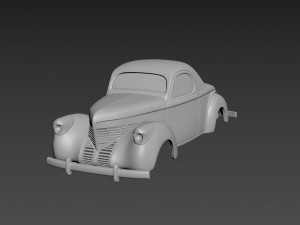 willys coupe 1939 body for print 3D Print Model