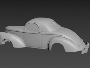 willys coupe 1939 body for print Modèles 3D en vedette