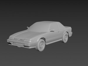 honda prelude 1987 body for print 3Dプリントモデル