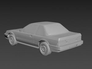 honda prelude 1987 body for print 3D प्रिंट मॉडल