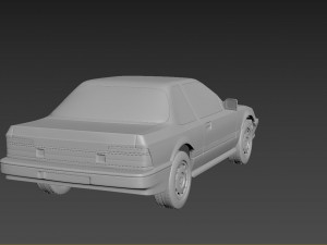 honda prelude 1987 body for print 3D प्रिंट मॉडल