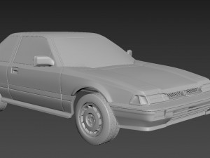 honda prelude 1987 body for print 3D प्रिंट मॉडल