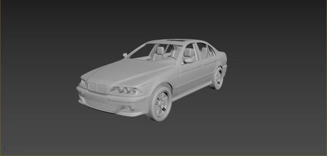 m5 e39 3D Print Model .c4d .max .obj .3ds .fbx .stl .blend 