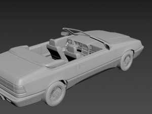 chrysler lebaron gtc convertible 3D-Druckmodell