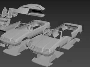 chrysler lebaron gtc convertible 3D-Druckmodell