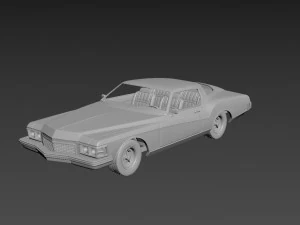 Buick Riviera 1973 Modelo de Impressão 3D