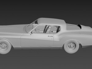 Buick Riviera 1973 3D Print Model