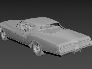 Buick Riviera 1973 3D Print Model