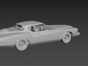 Buick Riviera 1973 3D Print Model