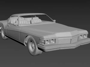 Buick Riviera 1973 3D Print Model