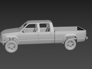 chevrolet c-k 4th gen crew cab 3D Print Model
