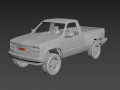 gmc sierra 1997 regular cab 3D Print Model