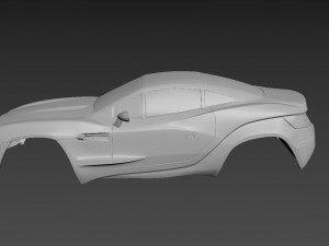 local motors rally fighter 3D 打印模型