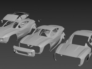 local motors rally fighter 3D 打印模型
