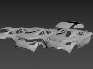 local motors rally fighter 3D 打印模型