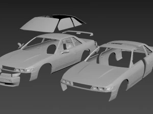 nissan silvia s13 3D Print Model