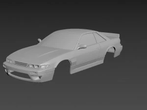 nissan silvia s13 rocket bunny v 1 3D Print Model