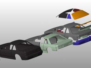 nissan silvia s13 rocket bunny v 1 Modello di stampa 3D