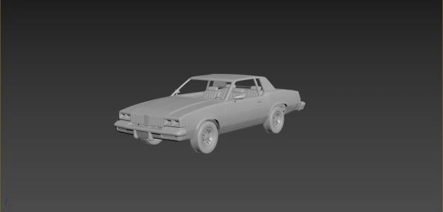 oldsmobile cutlass supreme 1980 3D Print Model .c4d .max .obj .3ds .fbx .stl .blend 