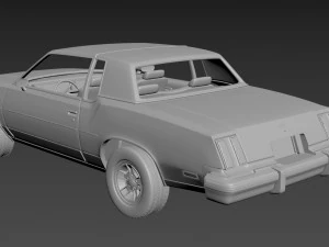oldsmobile cutlass supreme 1980 3D Print Model