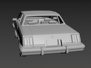 oldsmobile cutlass supreme 1980 3D Print Model
