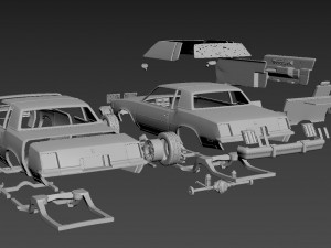 oldsmobile cutlass supreme 1980 3D Print Model