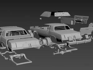 oldsmobile cutlass supreme 1980 3D Print Model
