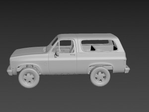 chevrolet blazer k5 1984 Model do druku 3D