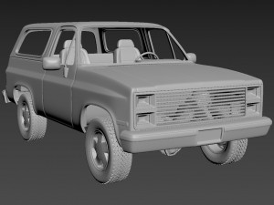 chevrolet blazer k5 1984 Model do druku 3D