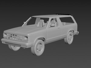 chevrolet blazer s10 1984 3D Print Model