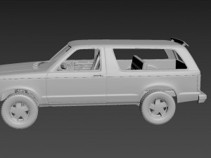 chevrolet blazer s10 1984 3D-Druckmodell