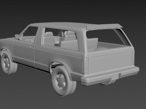 chevrolet blazer s10 1984 3D-Druckmodell
