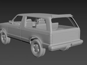 chevrolet blazer s10 1984 3D Print Model