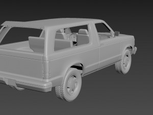 chevrolet blazer s10 1984 3D-Druckmodell