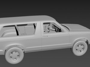 chevrolet blazer s10 1984 3D-Druckmodell