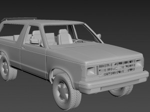 chevrolet blazer s10 1984 3D-Druckmodell