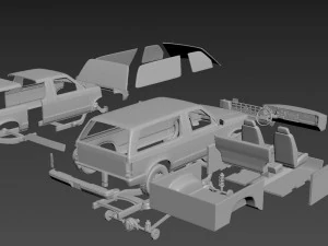 chevrolet blazer s10 1984 3D Print Model