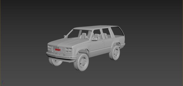 gmc yukon 1999 3D Print Model .c4d .max .obj .3ds .fbx .stl .blend 