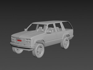 gmc yukon 1999 3D Print Model