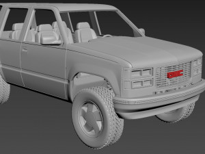 gmc yukon 1999 3D Print Model