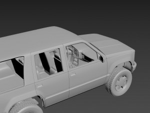 gmc yukon 1999 3D Print Model