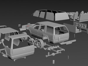 gmc yukon 1999 3D Print Model