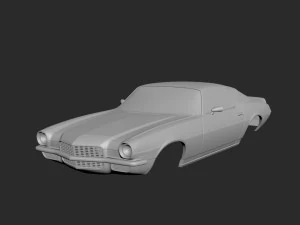 chevrolet camaro 1970 corpo para impress&atilde;o Modelo de Impressão 3D
