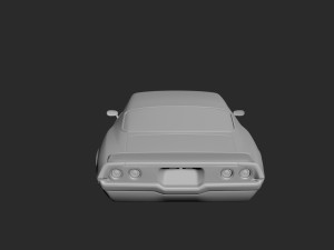 chevrolet camaro 1970 body for print Modelo de Impressão 3D