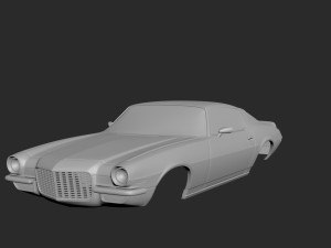 chevrolet camaro 1970 body for print Modelo de Impressão 3D