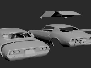 chevrolet camaro 1970 body for print Modelo de Impressão 3D