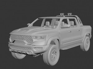 Dodge ram 1500 trx 2021 3D-printmodel