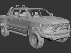 Dodge ram 1500 trx 2021 3D-printmodel