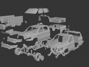 Dodge ram 1500 trx 2021 3D-printmodel