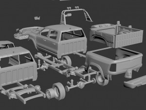 Dodge ram 1500 trx 2021 3D-printmodel